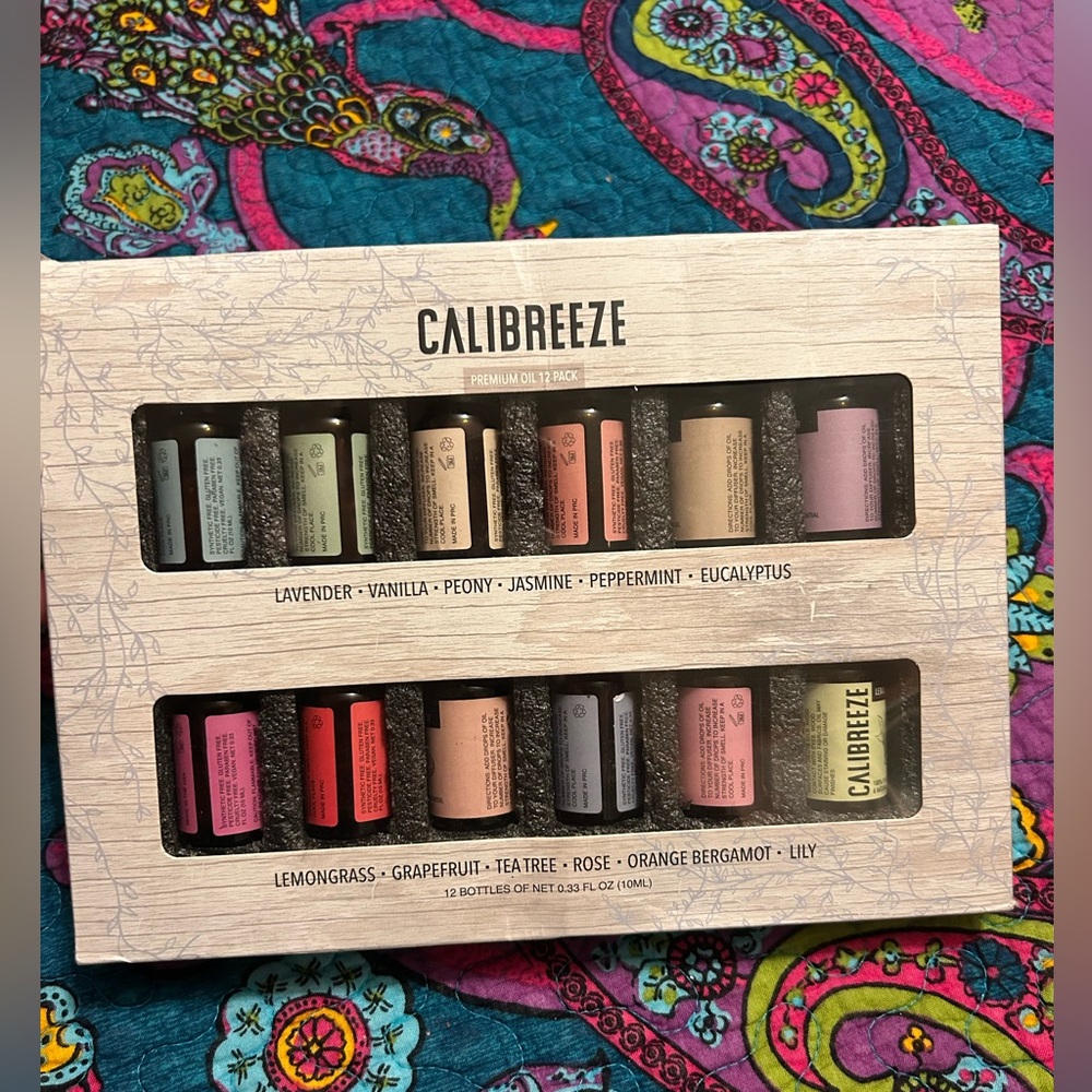 Calibreeze Premium Essential Oil 12
Pack retails $84